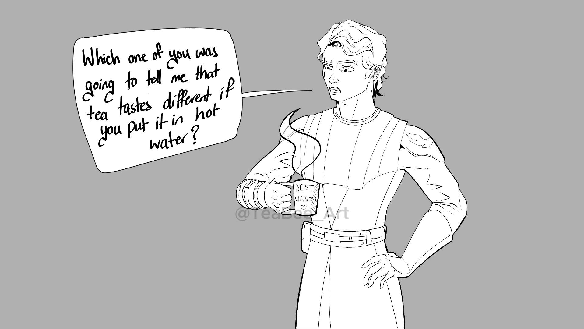 Vader Hunts Obi Wan - Animation